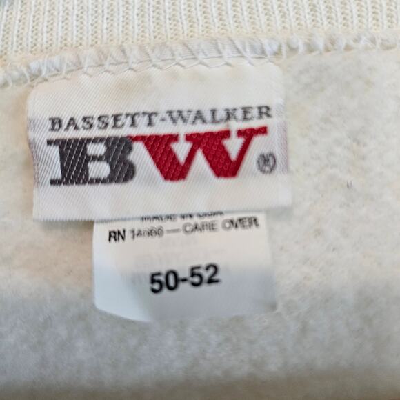 Vintage Cat Sweatshirt Women 2X White 90s Crafters Paradise Sewing Cottage Retro - Picture 6 of 12